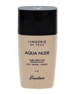 Guerlain Women's 1oz 01N Very Light Lingerie De Peau Aqua Nude Foundation SPF 20 Face & Eye Makeup