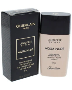 Guerlain 1oz 04N Medium Lingerie De Peau Aqua Nude Foundation SPF 20 Women Face & Eye Makeup