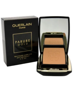 Guerlain 0.35oz Parure Gold Radiance Powder Foundation SPF15 #04 Beige Moyen/Medium Beige Women Face & Eye Makeup