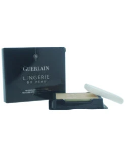 Guerlain 0.35oz #23 Light Amber Lingerie De Peau Nude Powder Foundation Women Face & Eye Makeup