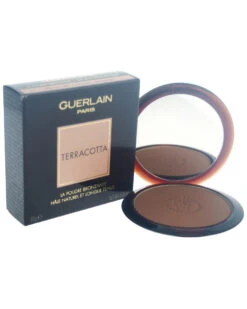 Guerlain 0.35oz Natural Brunettes Terracotta The Bronzing Powder Women Lip & Cheek Makeup