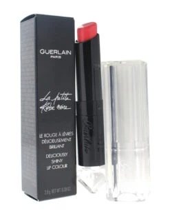 Guerlain 0.09oz Coral Collar La Petite Robe Noire Deliciously Shiny Lip Colour Women Lip & Cheek Makeup