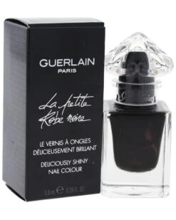 Guerlain 0.29oz Black Perfecto La Petite Robe Noire Deliciously Shiny Nail Colour Women Bath & Body