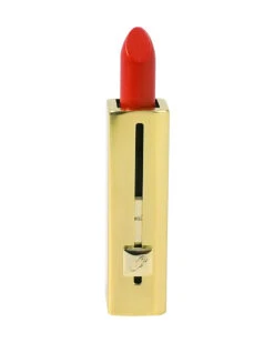 Guerlain .12oz Fleur De Feu Rouge Automatique Long-Lasting Lipstick Women Lip & Cheek Makeup