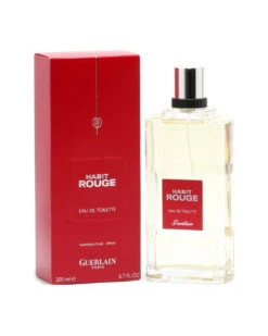 Guerlain Men's Habit Rouge 6.7oz Eau De Toilette Spray Cologne & Aftershave
