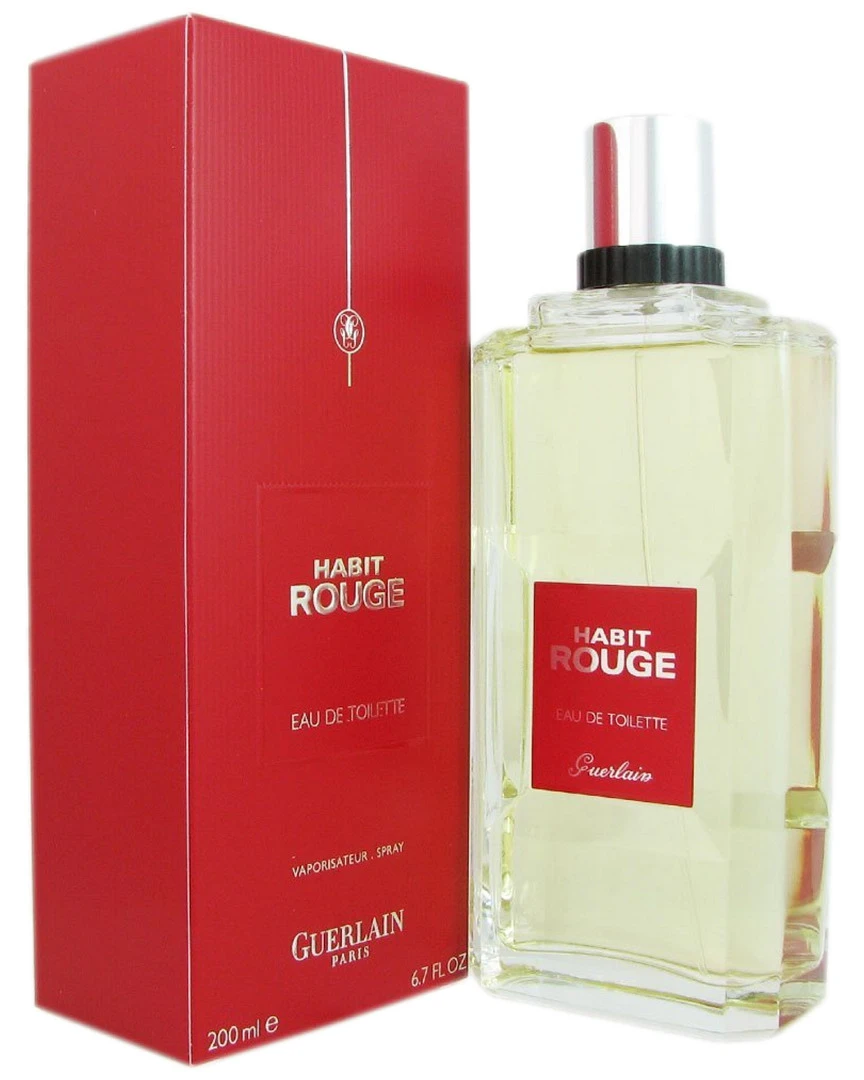 Guerlain Men's Habit Rouge Guerlain 6.8oz Eau De Toilette Cologne & Aftershave 3 Guerlain Men's Habit Rouge Guerlain 6.8oz Eau De Toilette Cologne & Aftershave